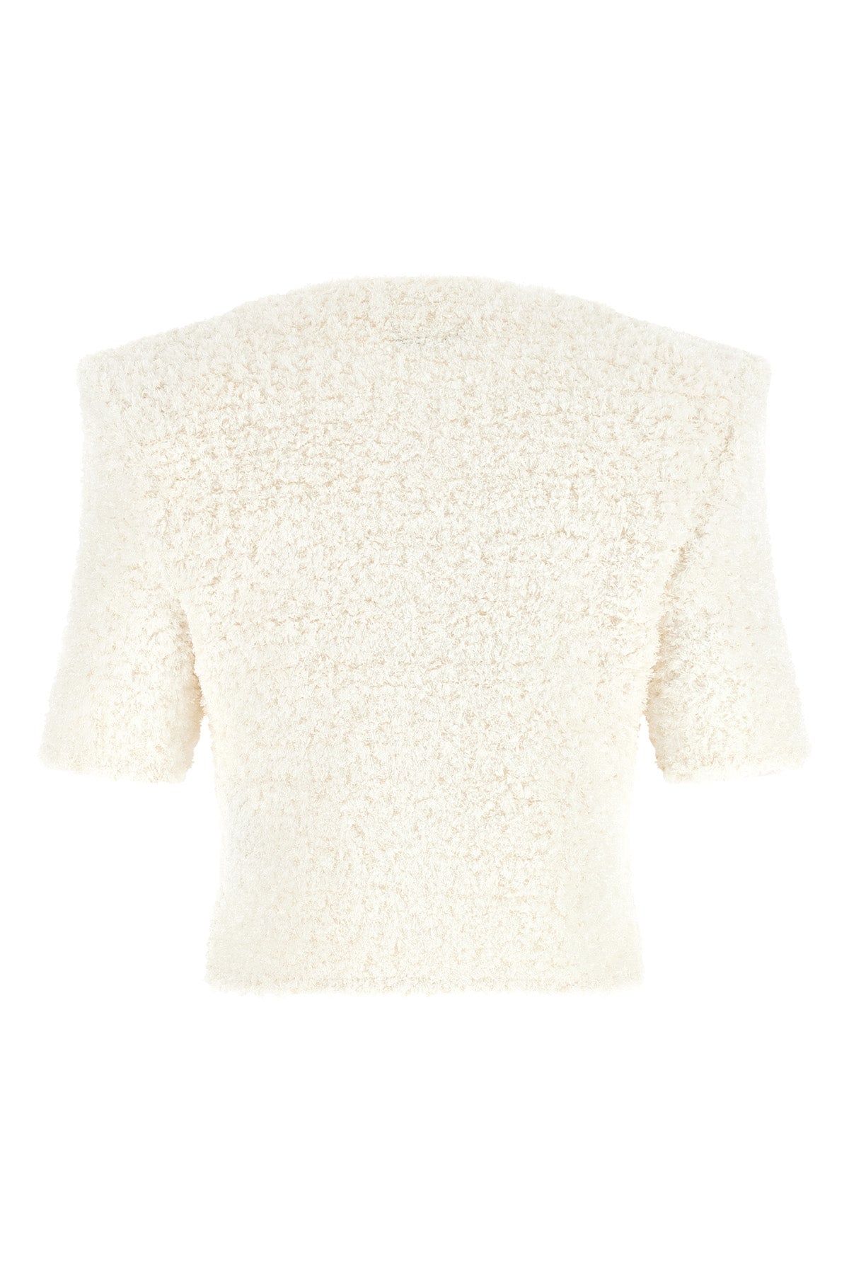 plumetis tweed cardigan