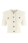 plumetis tweed cardigan