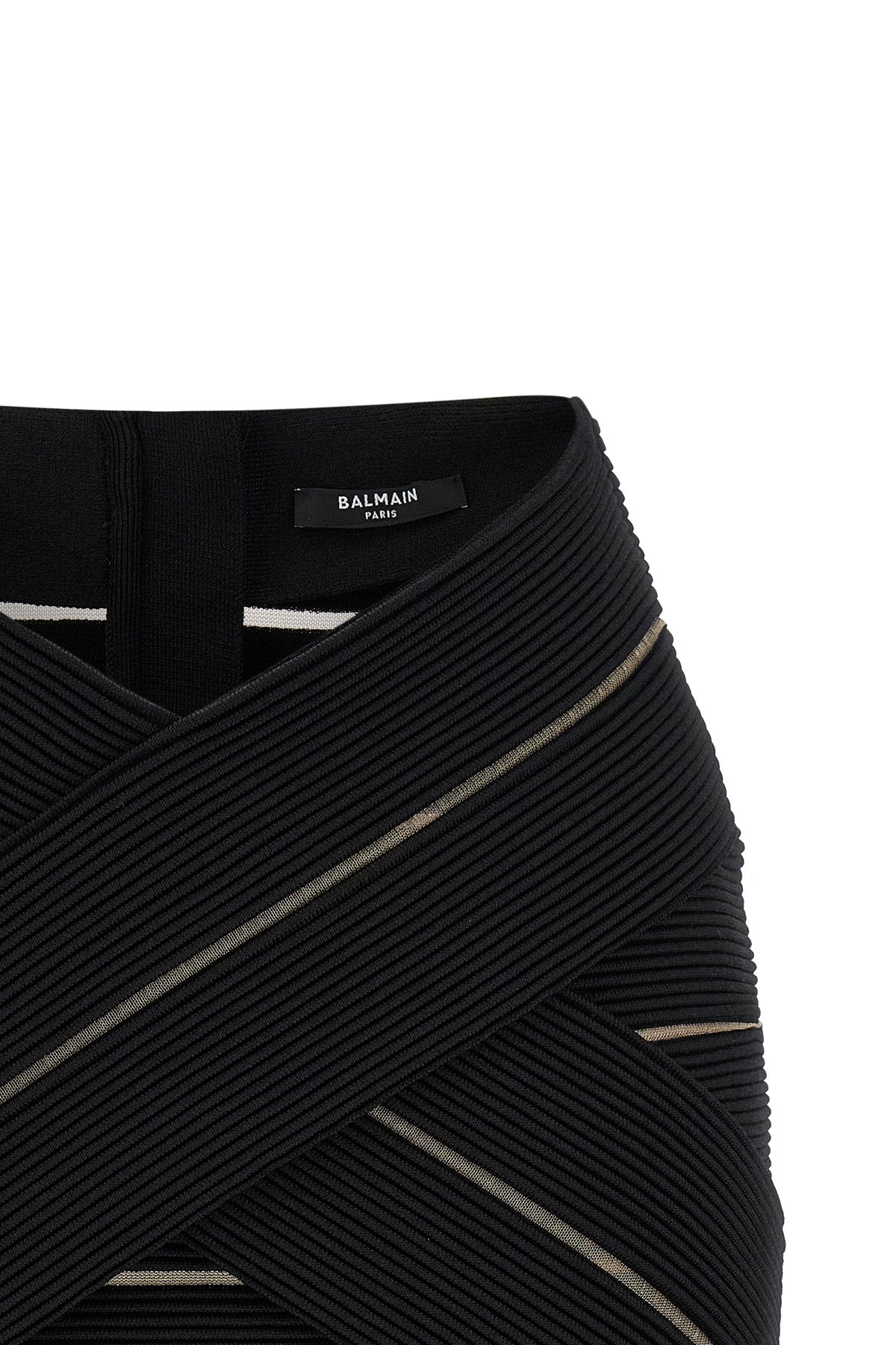 stretch viscose mini skirt