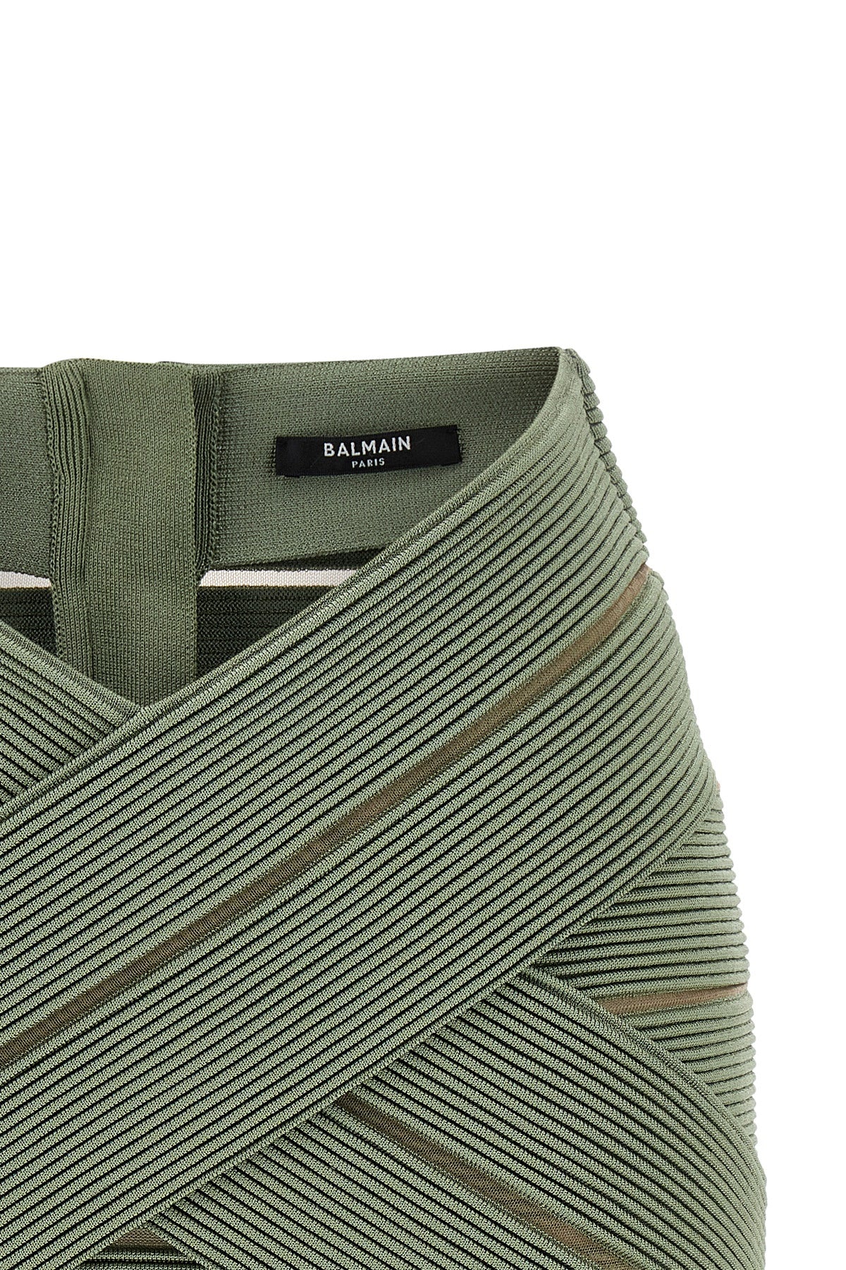 stretch viscose mini skirt