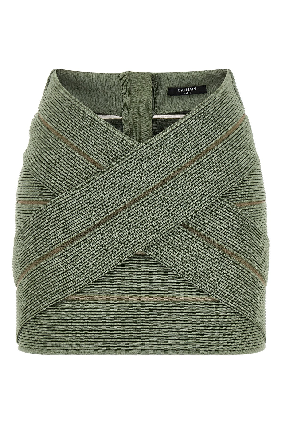 stretch viscose mini skirt