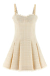 conchiglie tweed mini dress