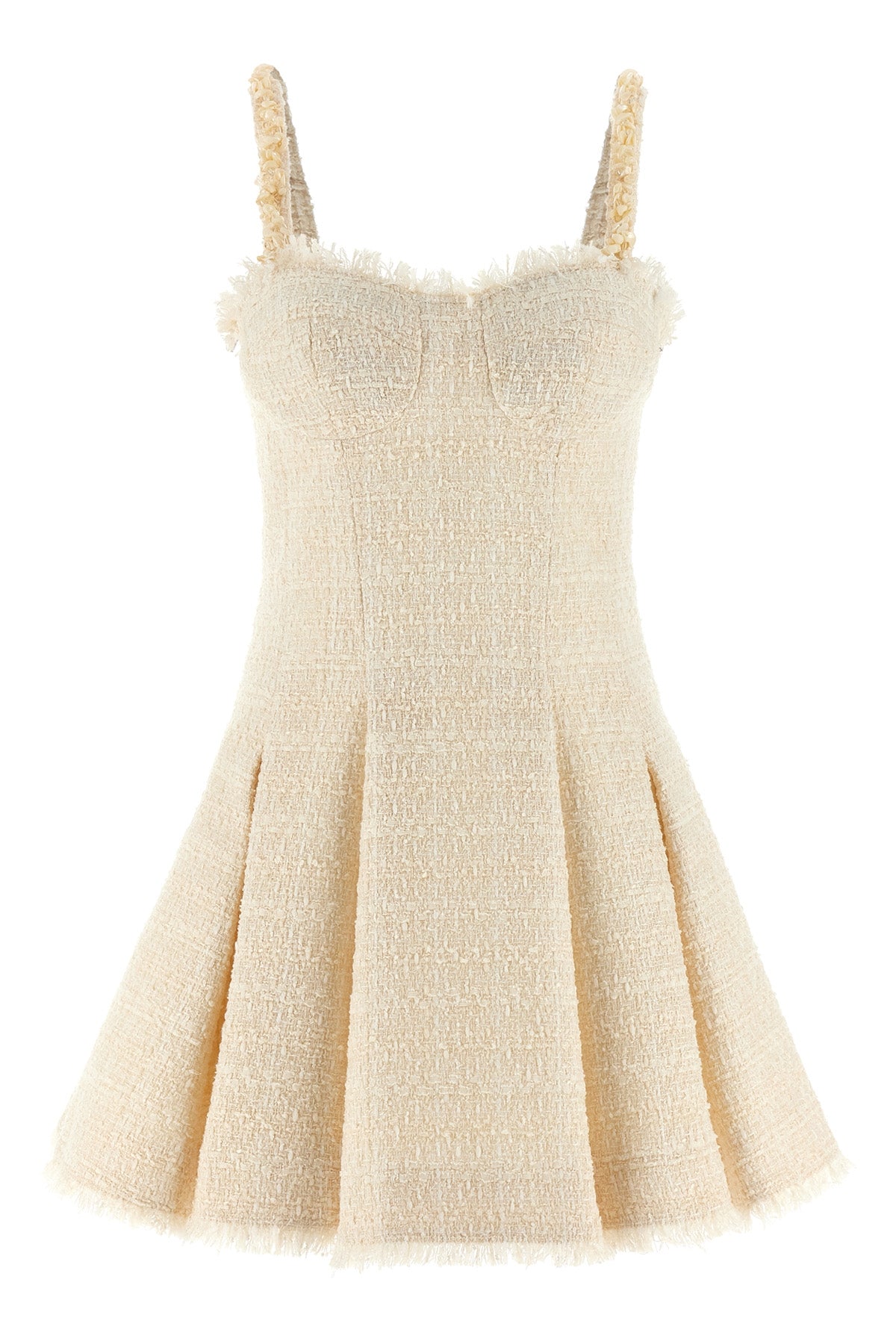 conchiglie tweed mini dress
