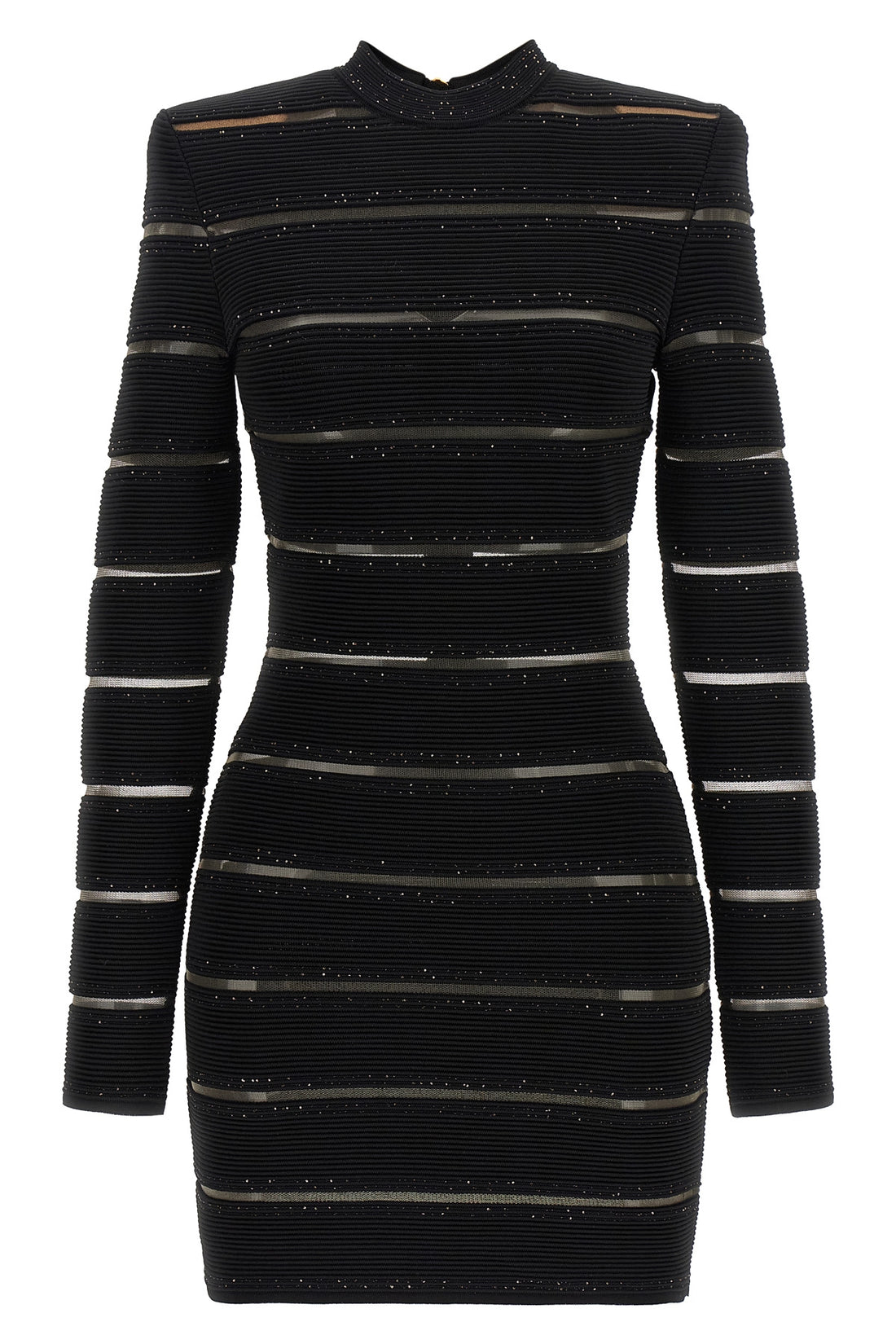 BALMAIN 34 bodycon mini dress in stretch viscose