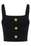 shiny effect viscose knit top