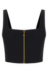 cropped wool top