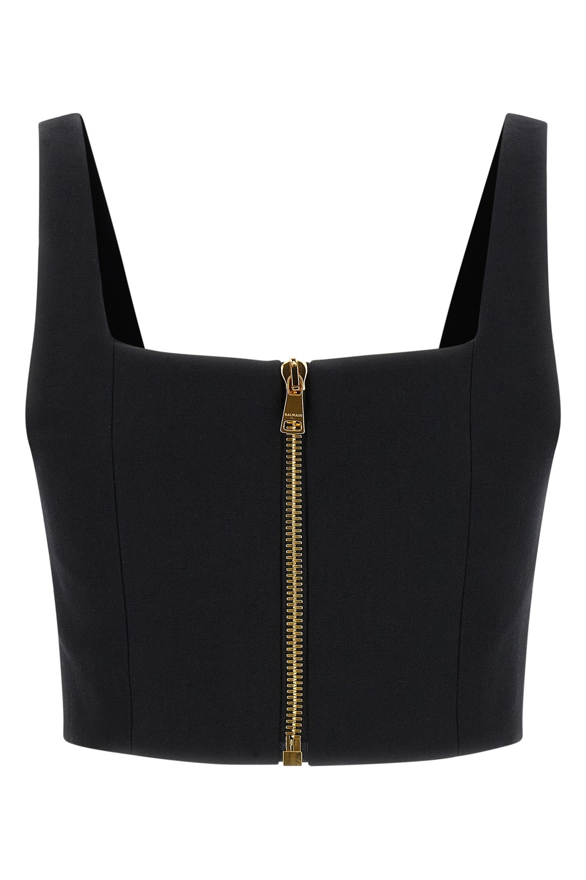 cropped wool top
