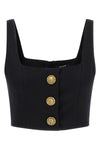 cropped wool top