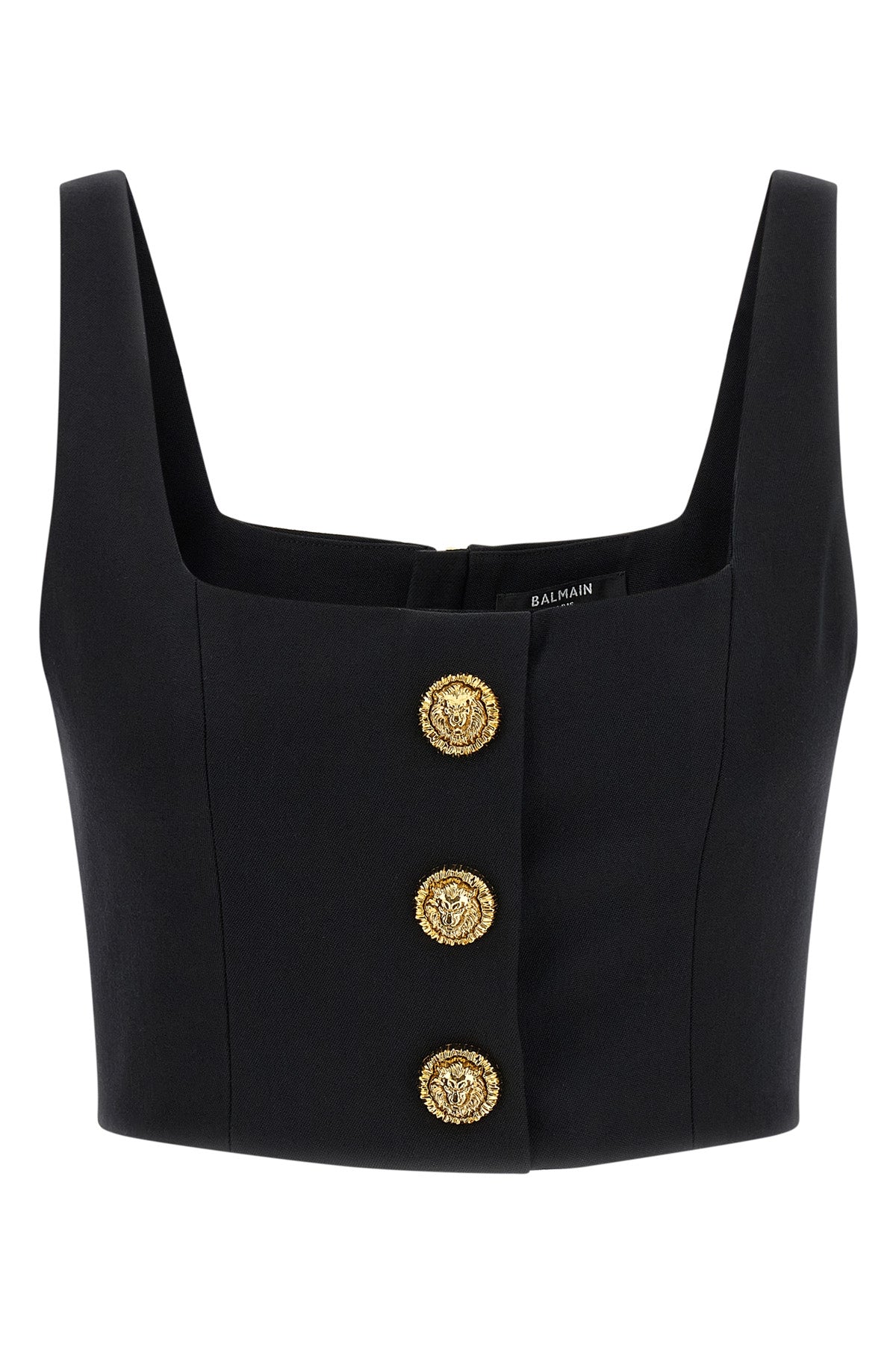 cropped wool top