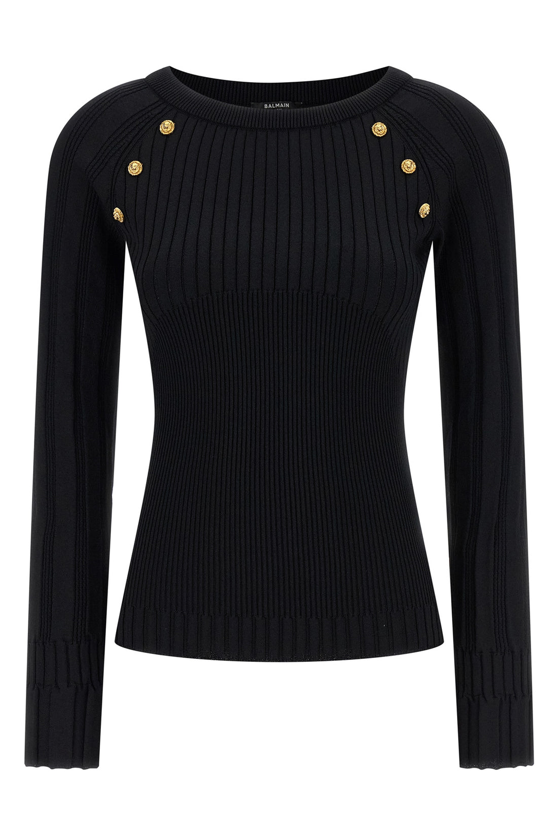 BALMAIN 36 stretch viscose sweater