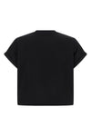 cropped cotton crewneck t-shirt