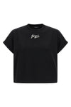 cropped cotton crewneck t-shirt