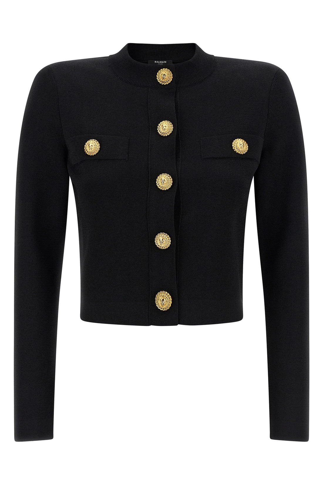 BALMAIN 34 viscose knit cardigan