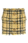 mini skirt in tweed