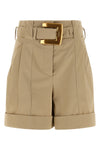 cotton gabardine shorts