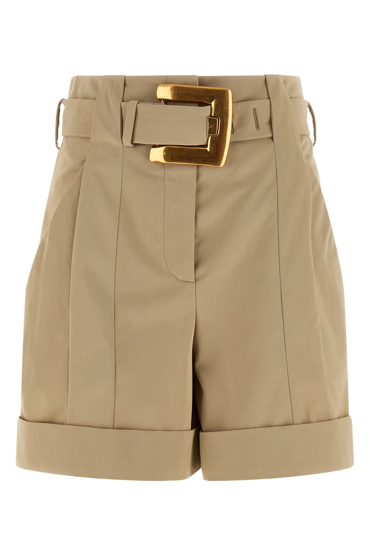 cotton gabardine shorts