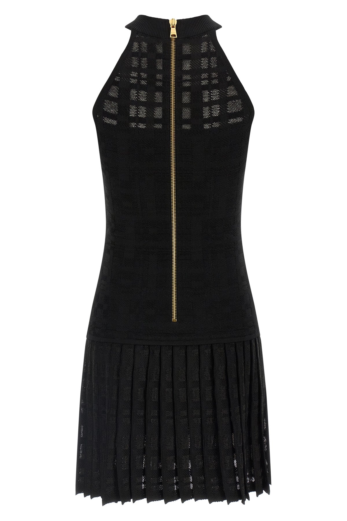 i dont see tartan knit mini dress