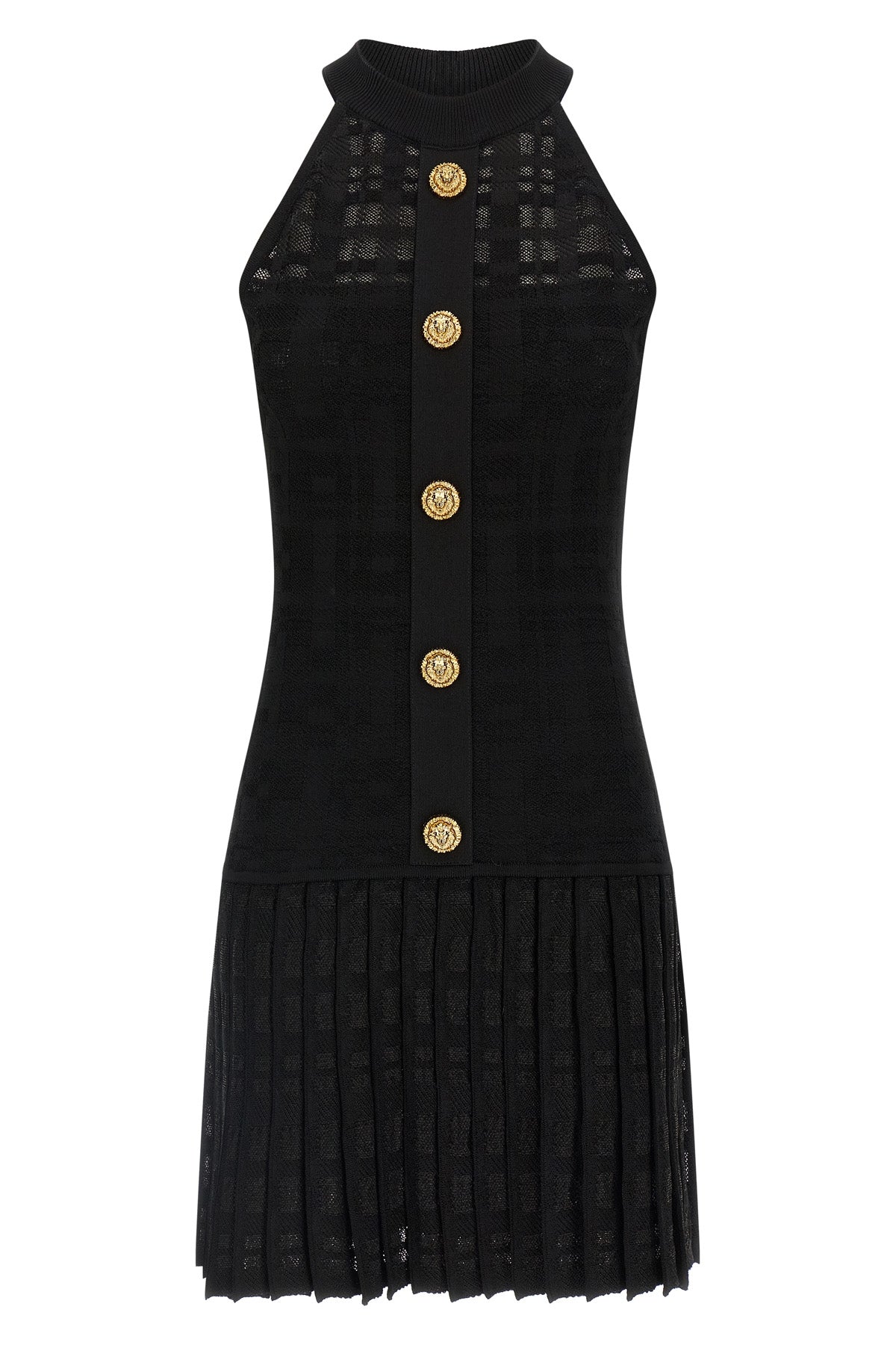 i dont see tartan knit mini dress
