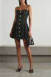 tweed mini dress