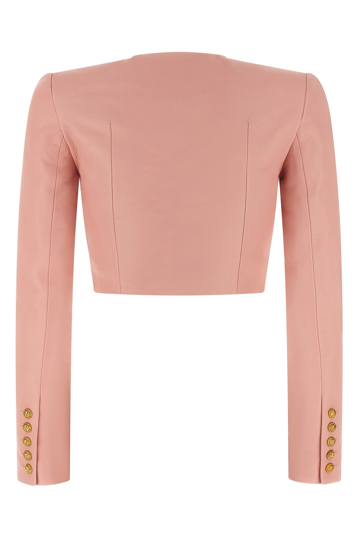 bolero lambskin blazer jacket