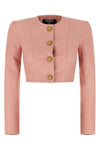 bolero lambskin blazer jacket