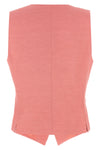 viscose and linen blend vest