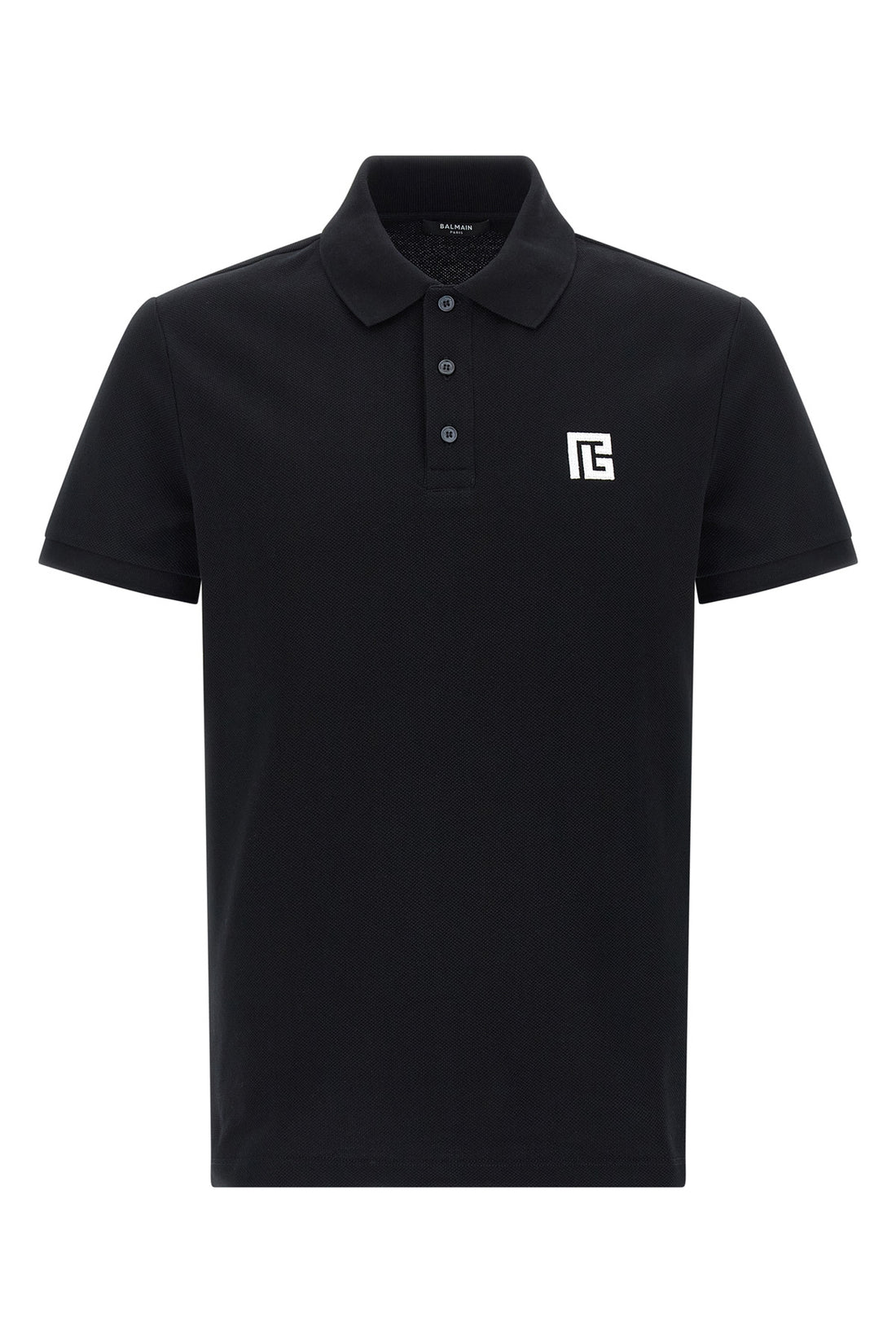 BALMAIN S cotton piqué polo shirt