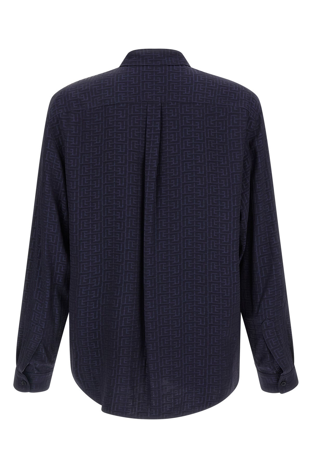 all over jacquard monogram viscose shirt