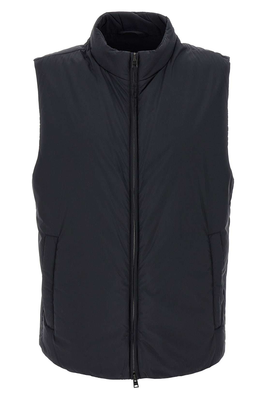 HERNO 52 ecoage sleeveless vest in smooth fabric