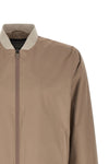 functional bomber jacket in water-repellent pro-meteo fabric