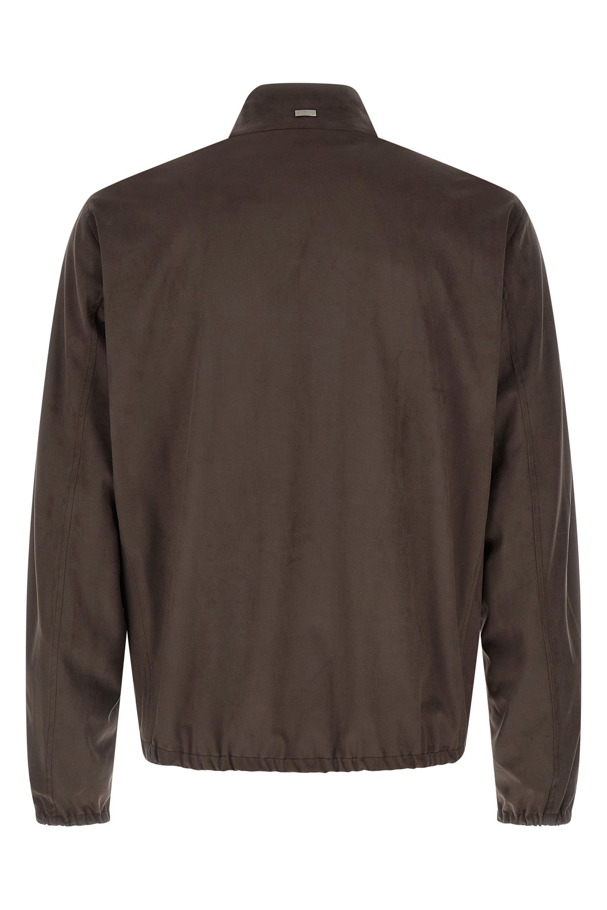 suede effect fabric jacket