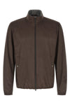 suede effect fabric jacket
