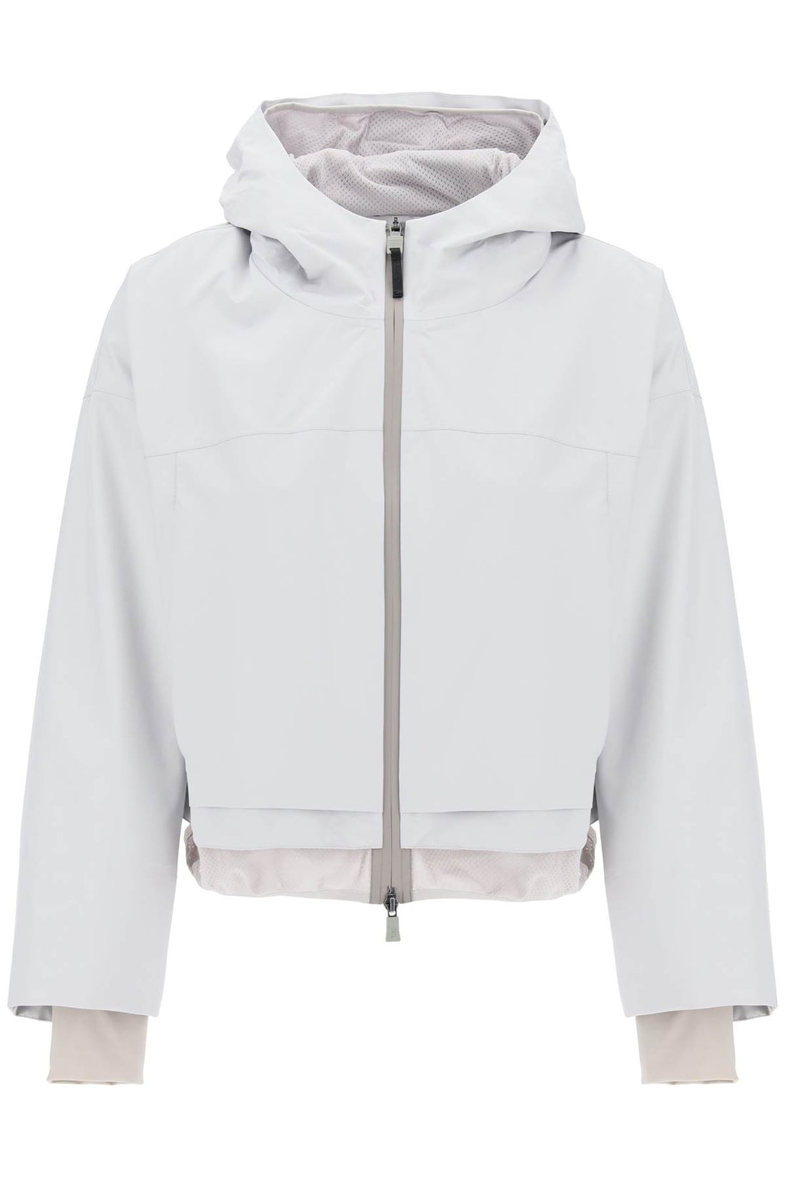 hooded paclite jacket in