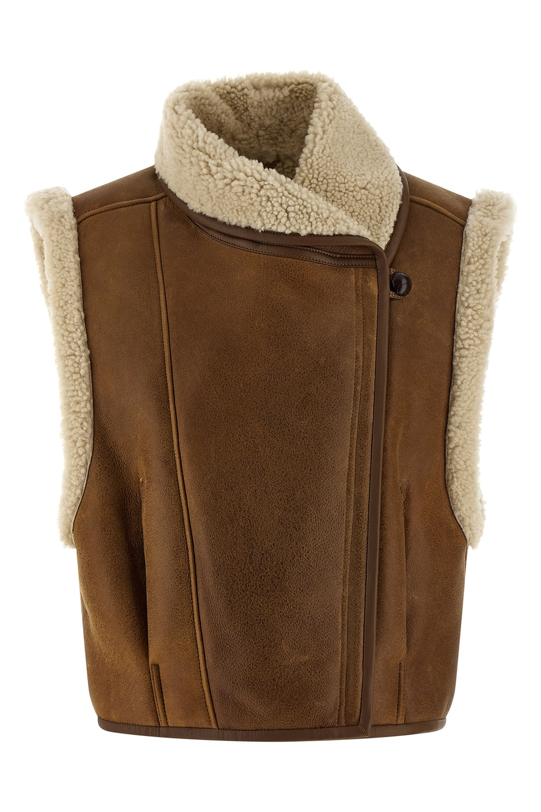 ISABEL MARANT 36 alime sherling leather vest
