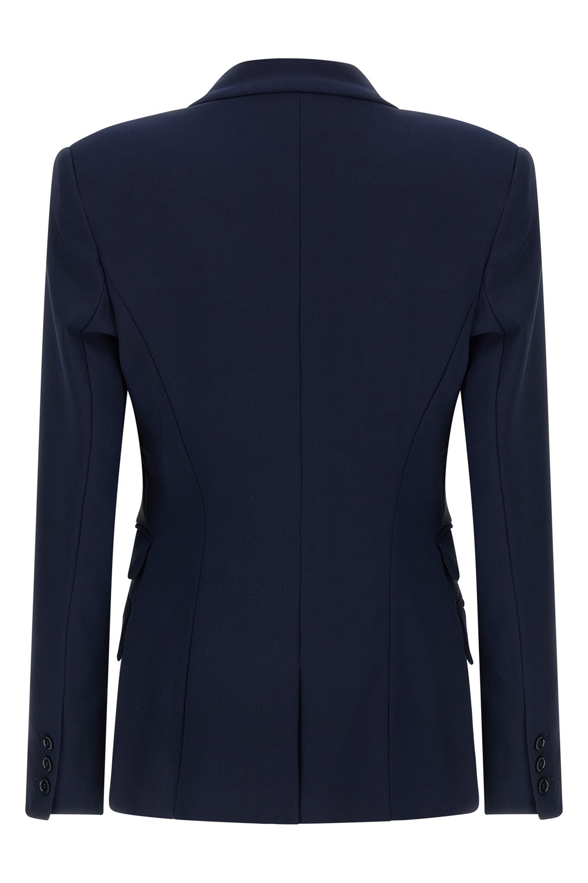 the elisabetta franchi blazer stands out for its sartorial silhouette defined by