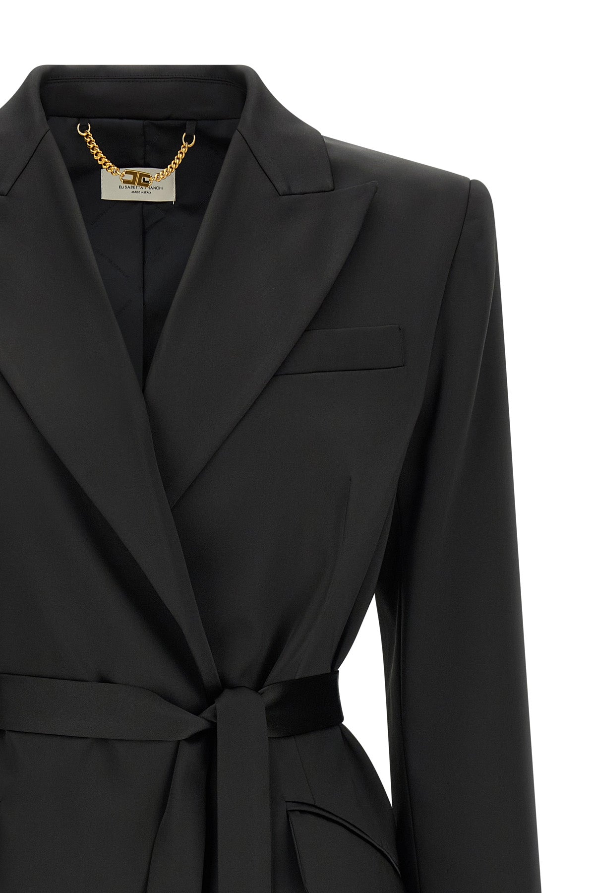 the elisabetta franchi blazer redefines the codes of contemporary tailoring thro