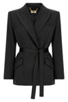 the elisabetta franchi blazer redefines the codes of contemporary tailoring thro