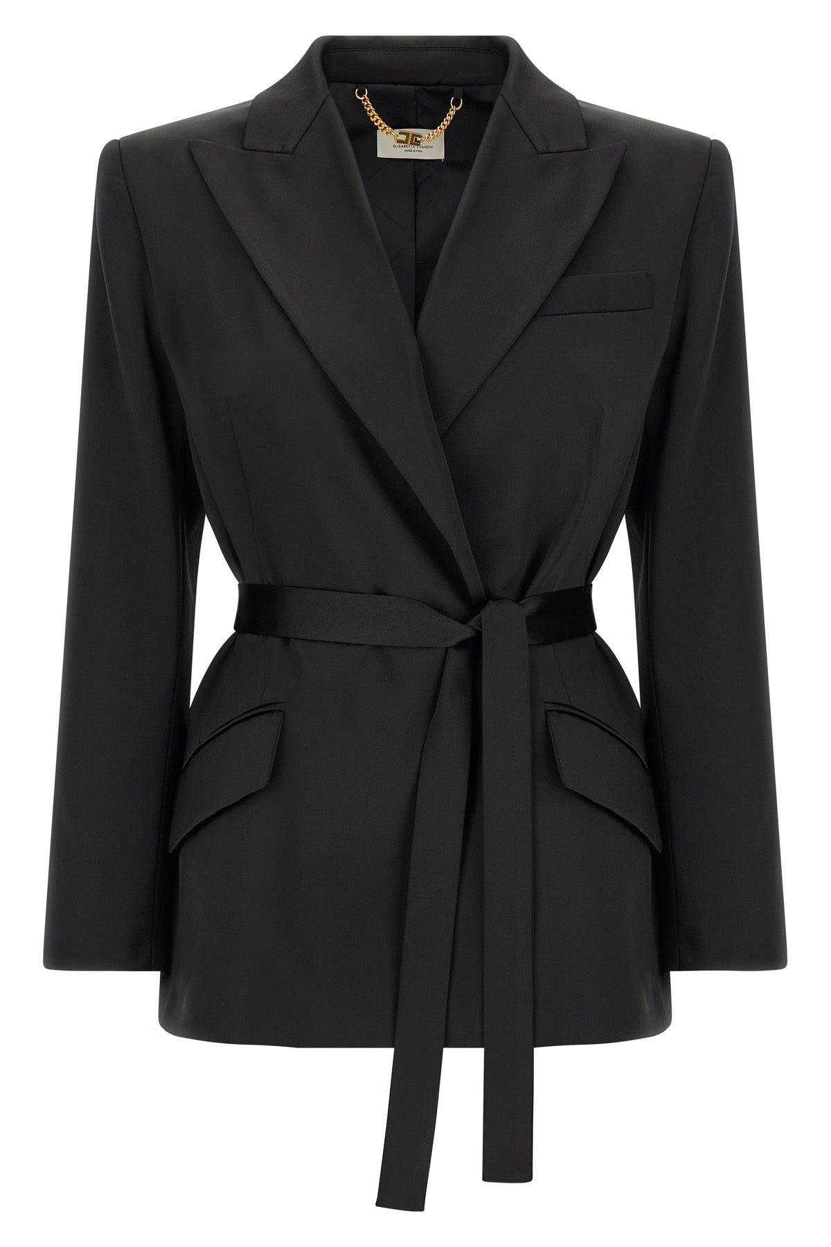 the elisabetta franchi blazer redefines the codes of contemporary tailoring thro