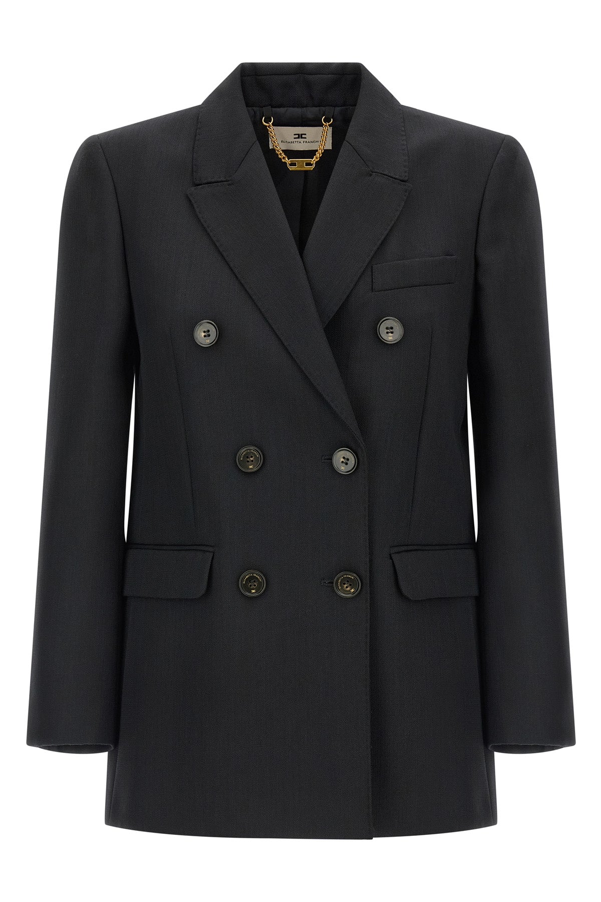 the elisabetta franchi blazer redefines the codes of contemporary tailoring thro