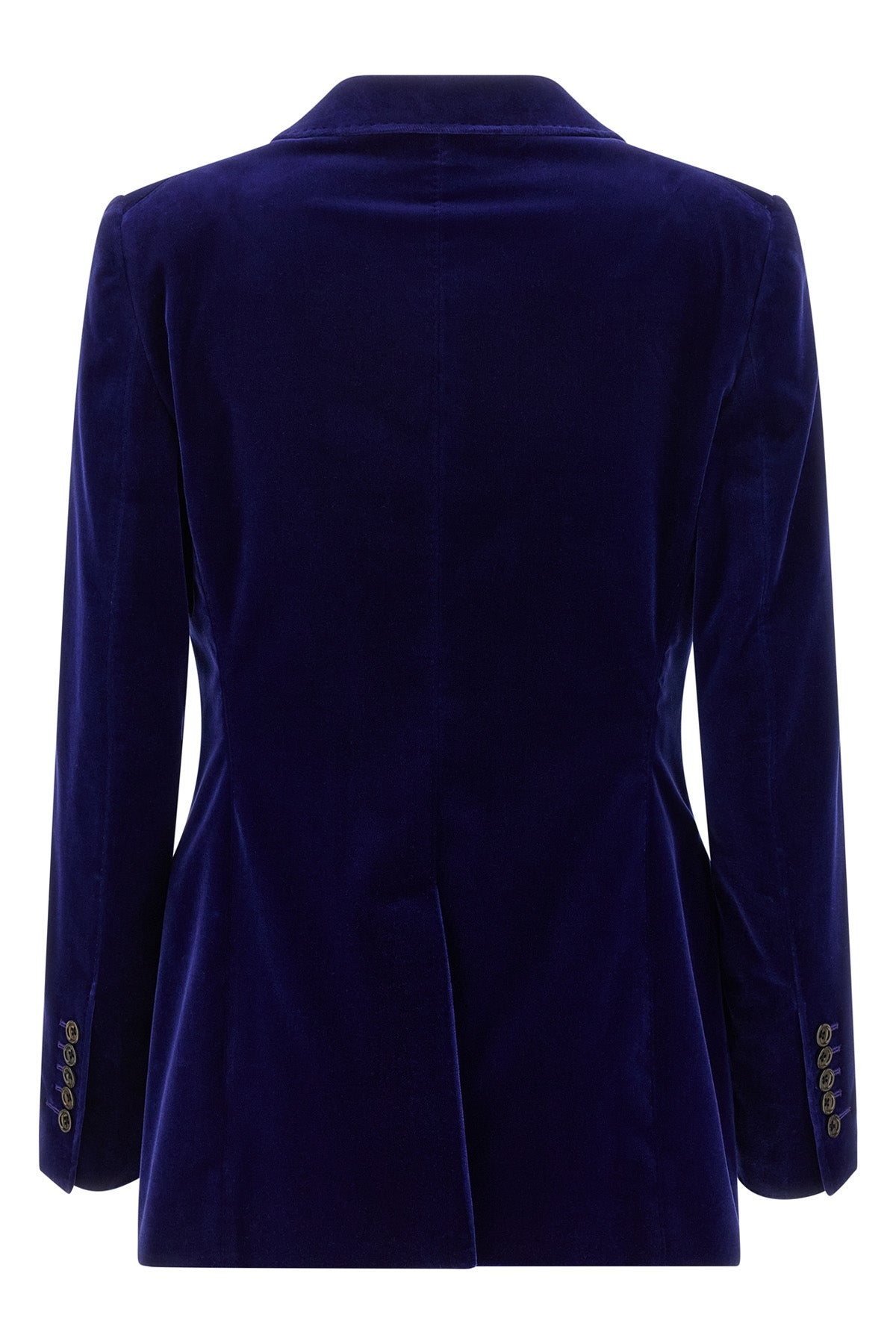 single-breasted velvet wallis blazer