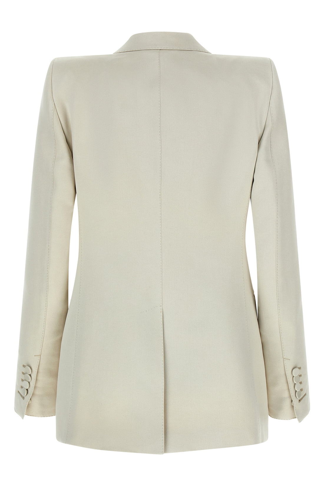 TOM FORD 40 single-breasted blazer in duchesse blend silk and washed cotton