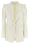 radzmir single-breasted wool and silk blazer