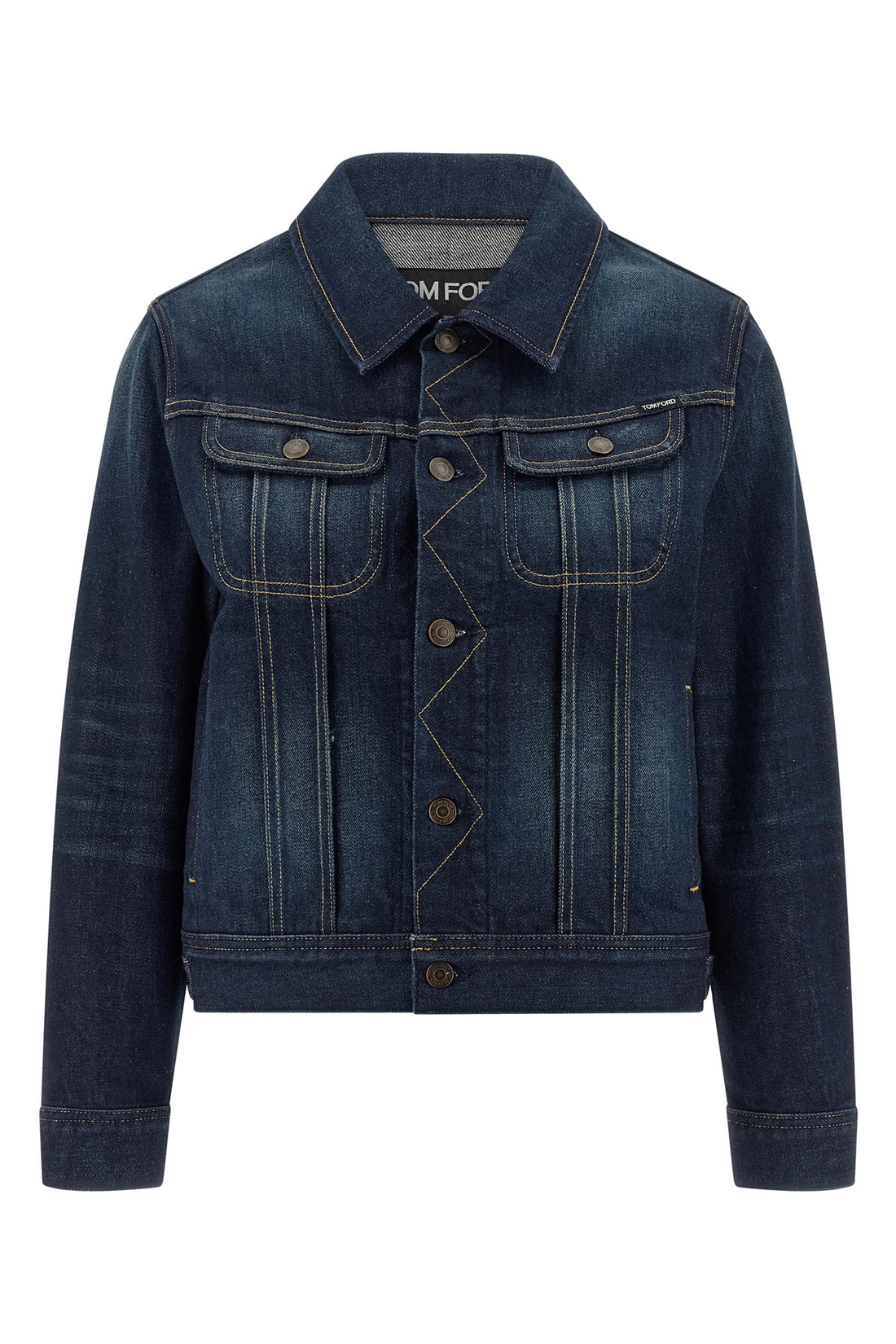 TOM FORD L japanese stonewashed cotton denim jacket