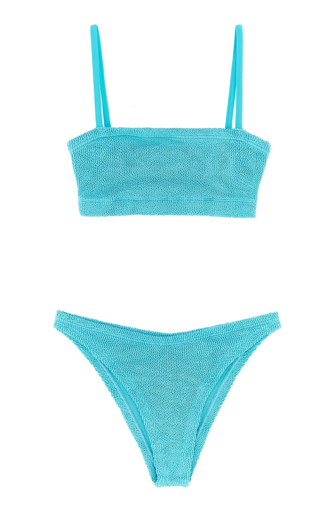 HUNZA G OS the original crinkle(tm) gigi fabric bikini