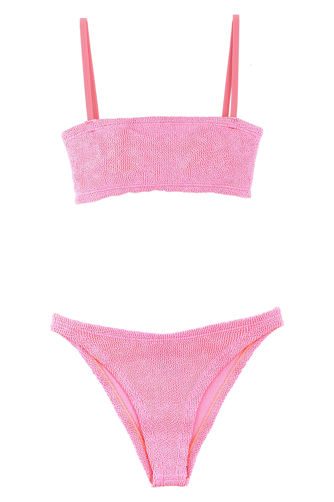 HUNZA G OS the original crinkle(tm) gigi fabric bikini