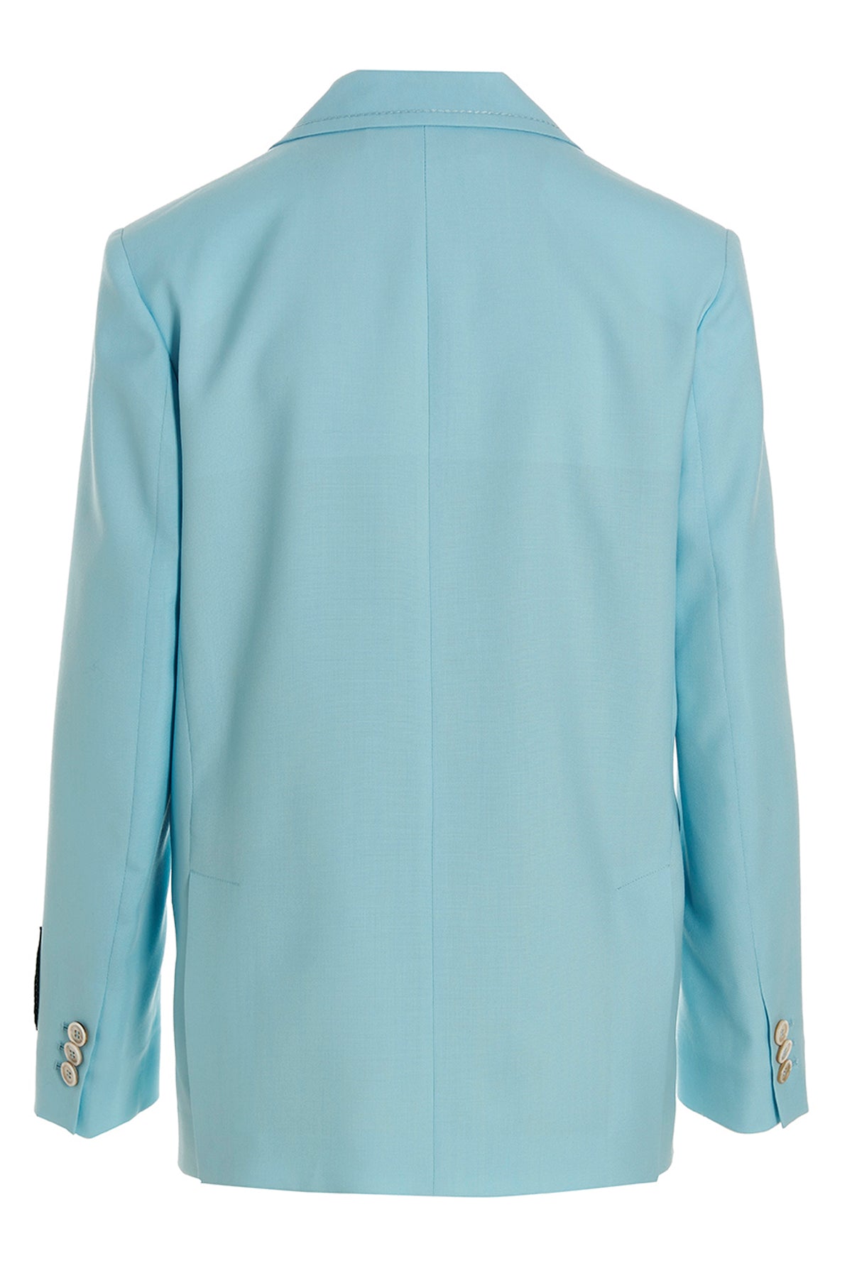 single breast wool blazer