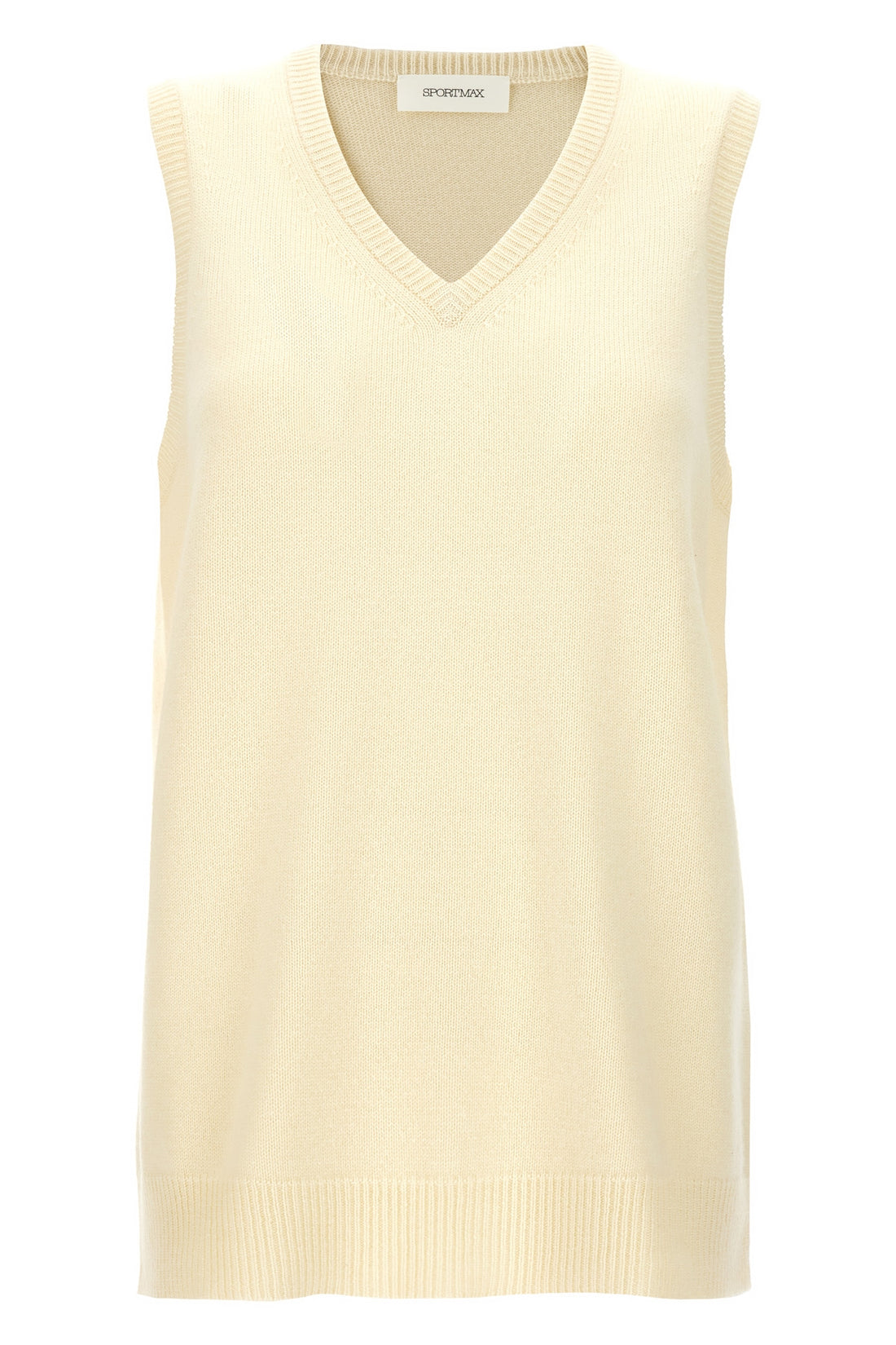 SPORTMAX M gimmy vest in wool and cashmere