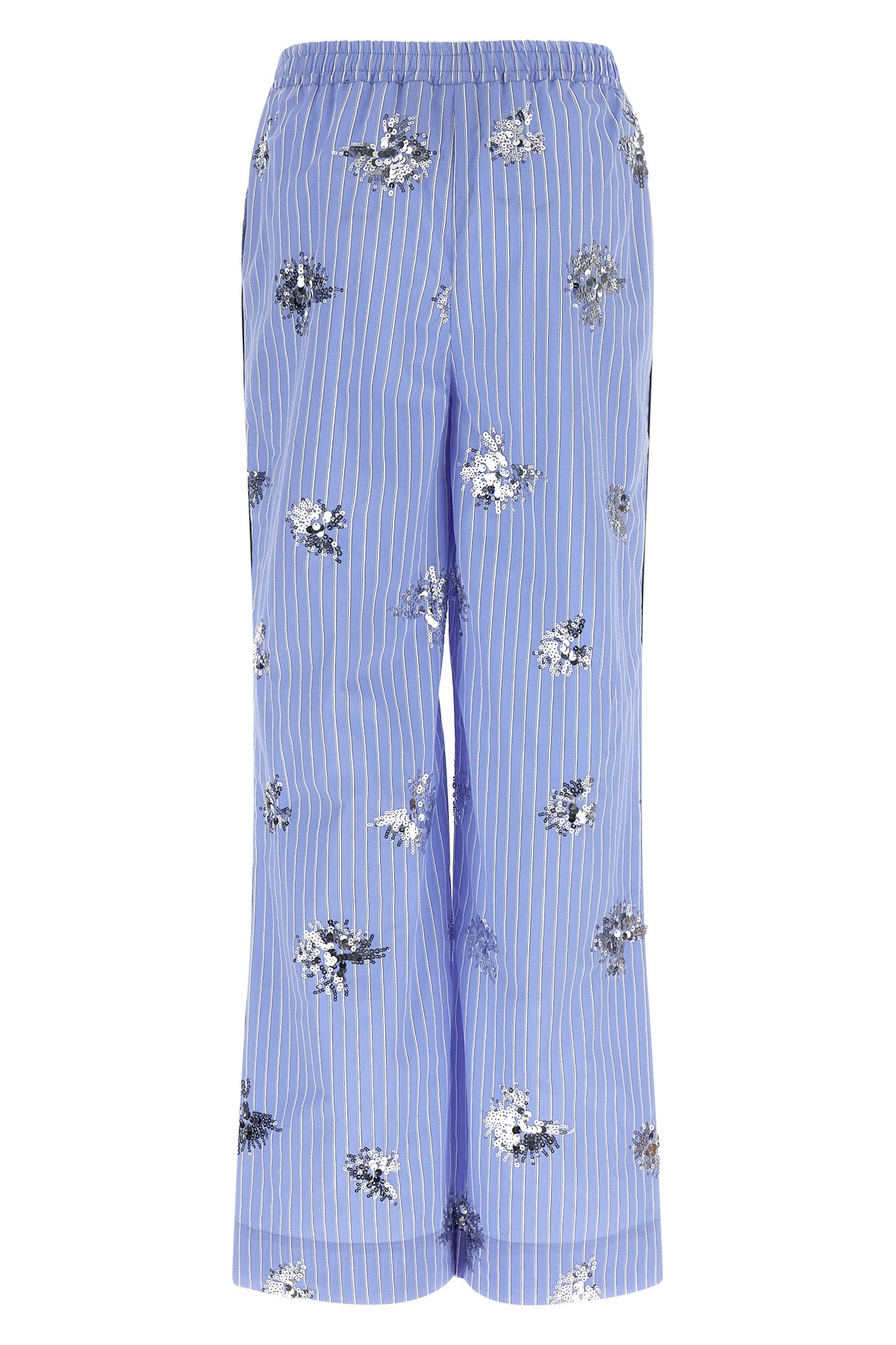 giorno striped cotton poplin pants