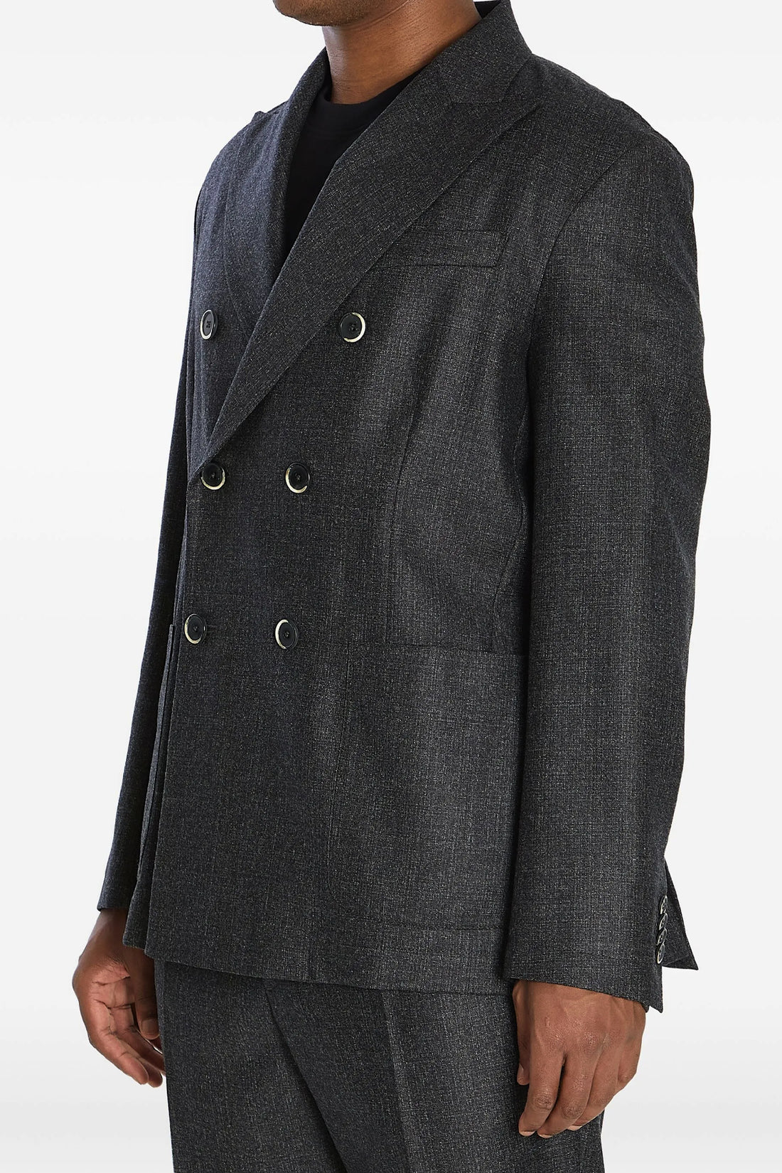 BARENA 48 doria double-breasted wool blazer jacket