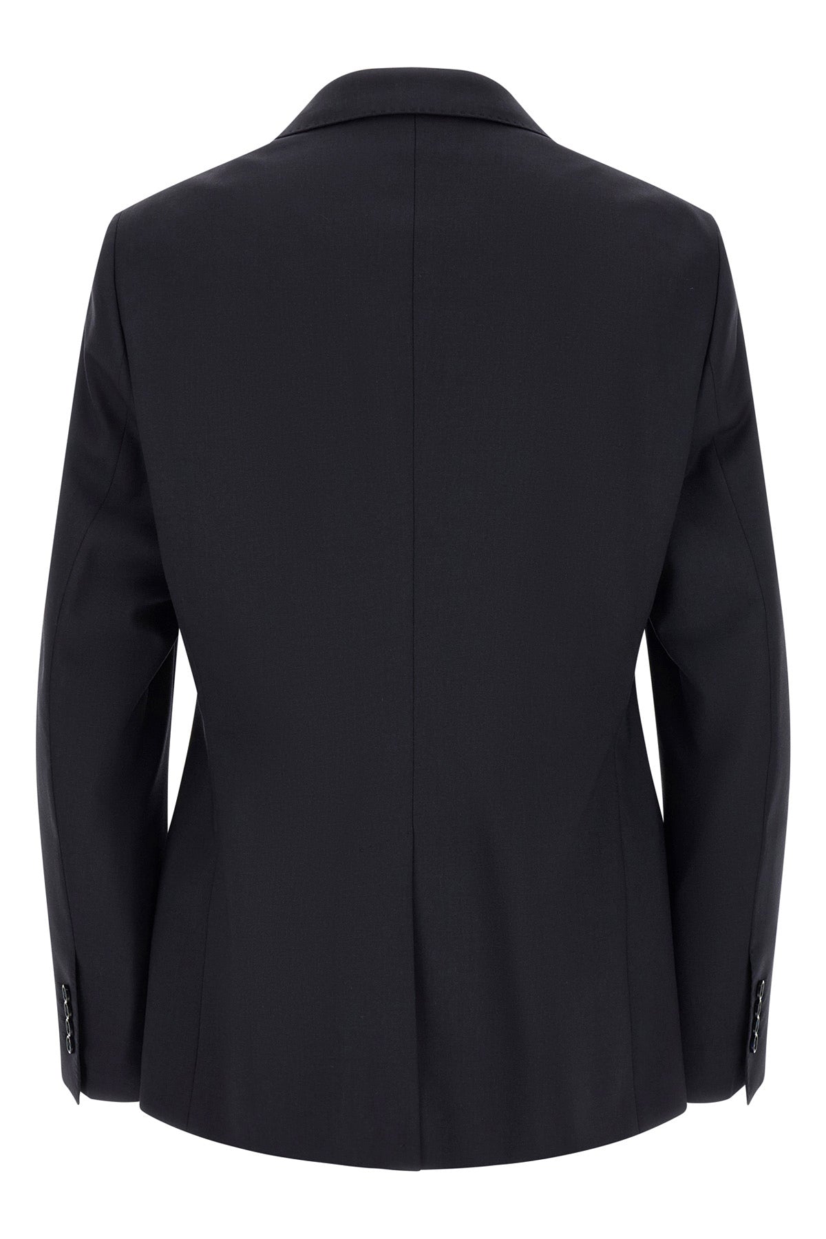 the navy blue dolce&gabbana suit in fine virgin wool gabardine